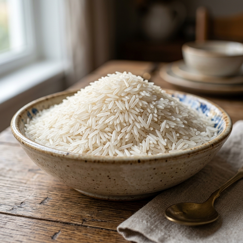 Aged Basmati Sella Rice – premium long-grain fragrant rice aged 12-24 months