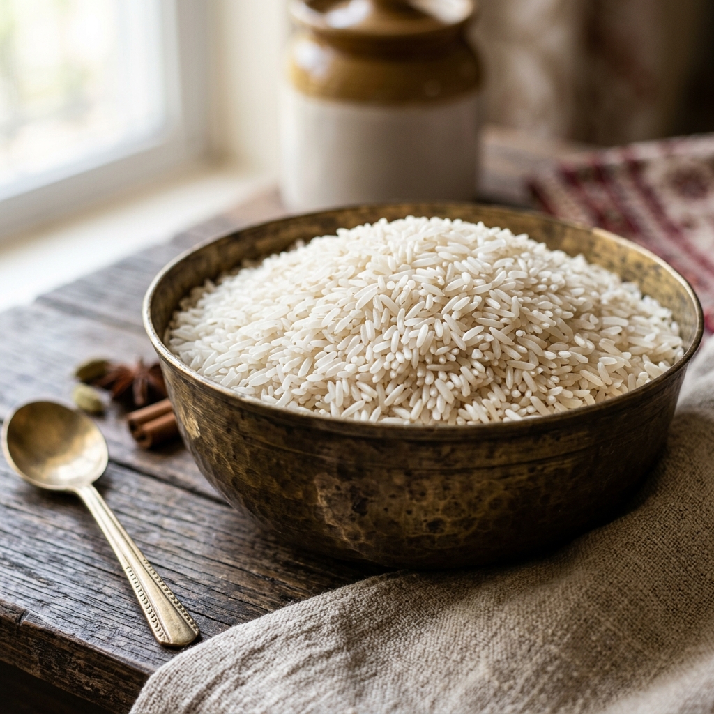 Jeerakasala Kaima Rice – aromatic short-grain biryani rice from Malabar, Kerala